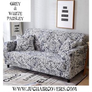Grey Velvet Sofa Cover J F Chair Covers, Velvet Sofa Covers Ireland